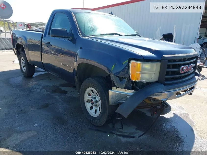 2009 GMC Sierra 1500 Work Truck VIN: 1GTEK14JX9Z234843 Lot: 40426253