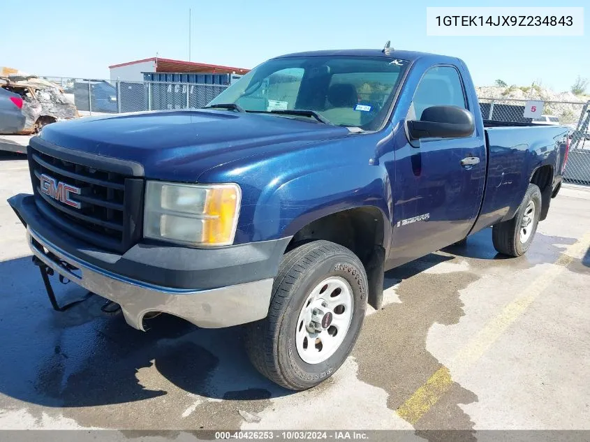 2009 GMC Sierra 1500 Work Truck VIN: 1GTEK14JX9Z234843 Lot: 40426253