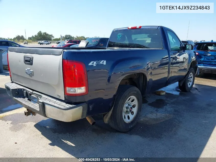 2009 GMC Sierra 1500 Work Truck VIN: 1GTEK14JX9Z234843 Lot: 40426253