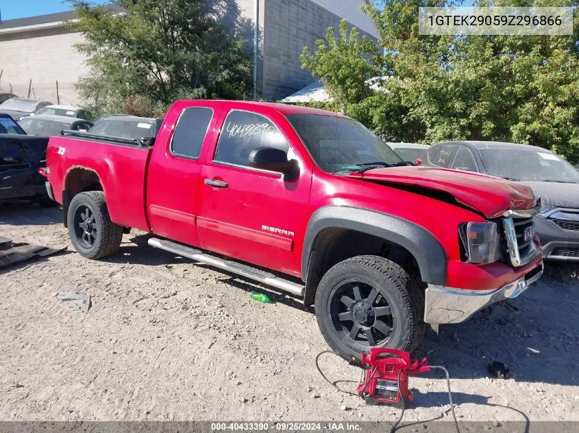 2009 GMC Sierra 1500 Sle VIN: 1GTEK29059Z296866 Lot: 40433390