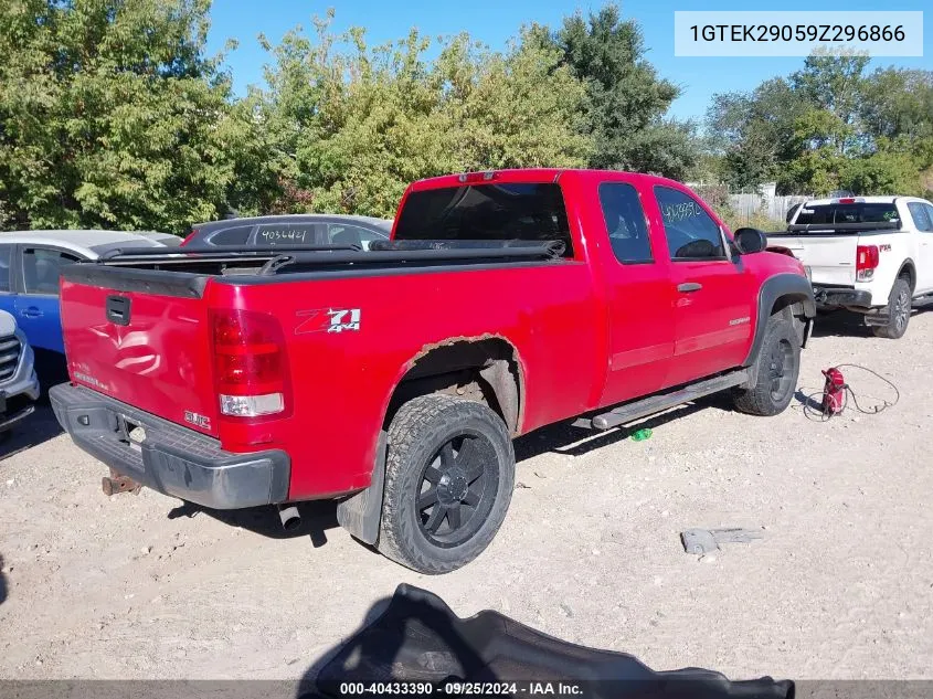 1GTEK29059Z296866 2009 GMC Sierra 1500 Sle