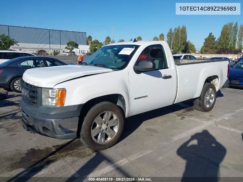 2009 GMC Sierra 1500 Work Truck VIN: 1GTEC14C89Z296983 Lot: 40459119