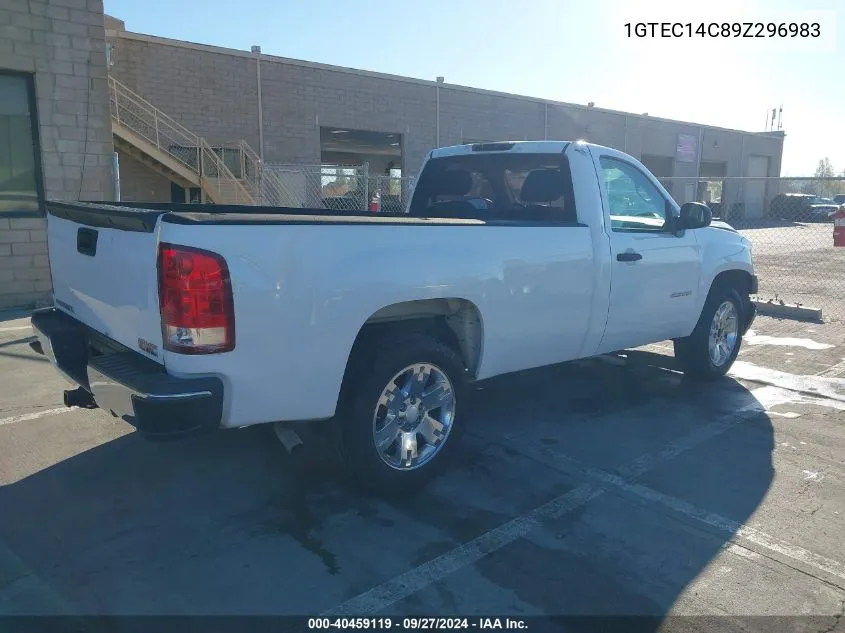 2009 GMC Sierra 1500 Work Truck VIN: 1GTEC14C89Z296983 Lot: 40459119