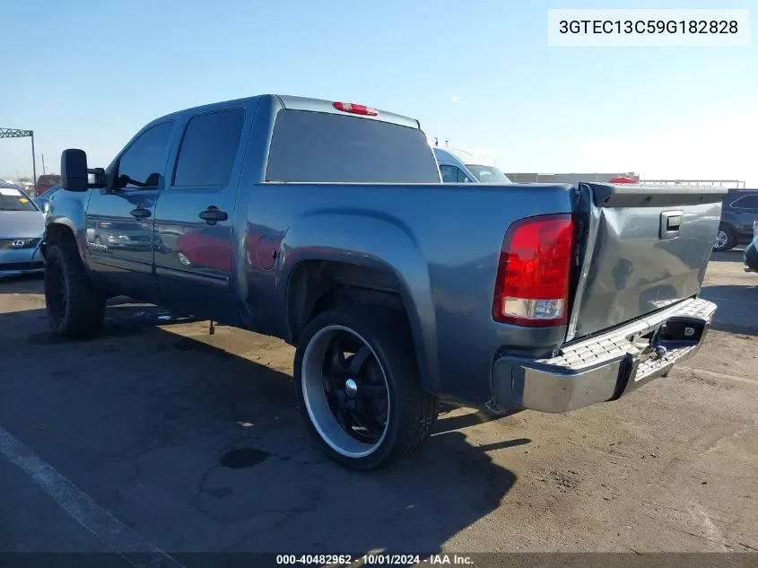 2009 GMC Sierra 1500 Sl VIN: 3GTEC13C59G182828 Lot: 40482962