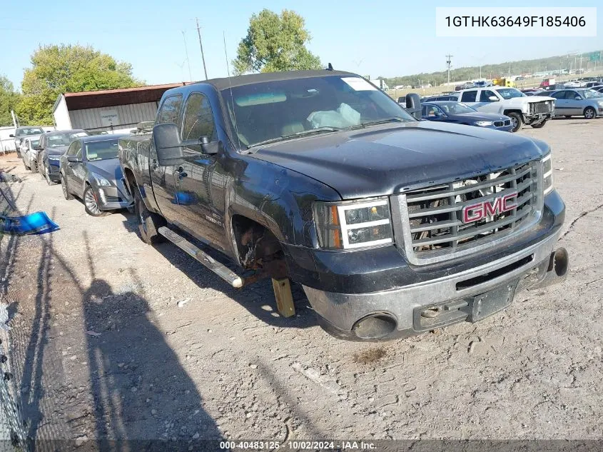 2009 GMC Sierra 2500Hd Slt VIN: 1GTHK63649F185406 Lot: 40483125