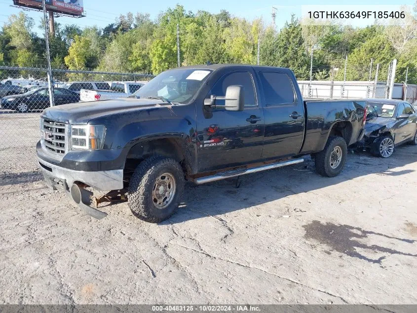 2009 GMC Sierra 2500Hd Slt VIN: 1GTHK63649F185406 Lot: 40483125