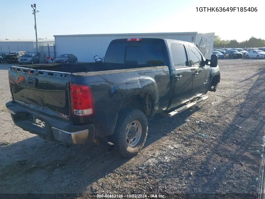 1GTHK63649F185406 2009 GMC Sierra 2500Hd Slt