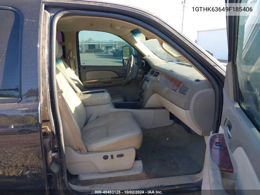 1GTHK63649F185406 2009 GMC Sierra 2500Hd Slt