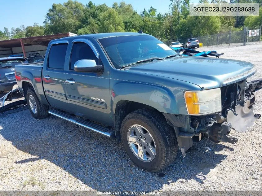 2009 GMC Sierra C1500 Sle VIN: 3GTEC23J29G288688 Lot: 40487637