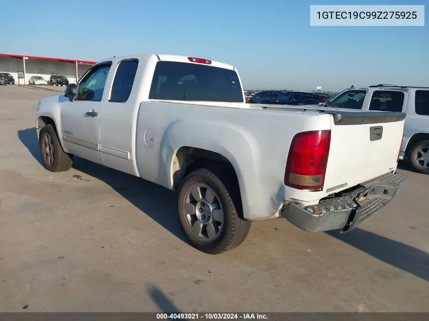 1GTEC19C99Z275925 2009 GMC Sierra 1500 Sl