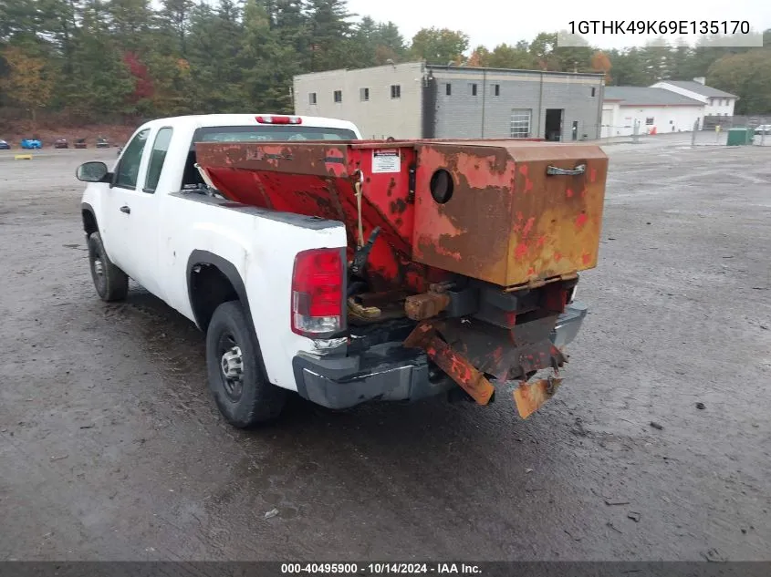 1GTHK49K69E135170 2009 GMC Sierra 2500Hd Work Truck