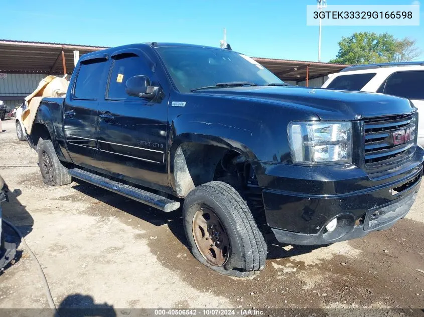 2009 GMC Sierra 1500 Slt VIN: 3GTEK33329G166598 Lot: 40506542