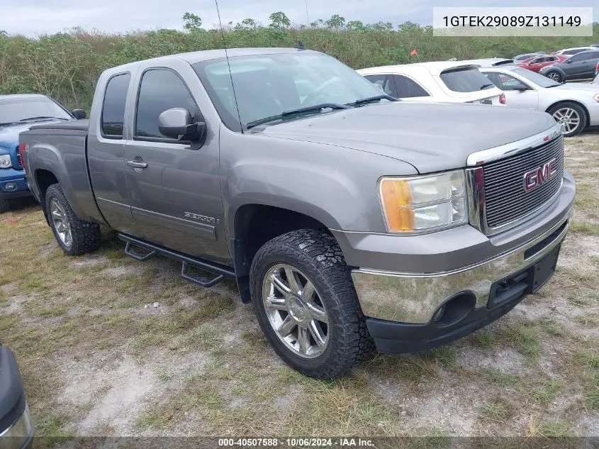 2009 GMC Sierra 1500 Sle VIN: 1GTEK29089Z131149 Lot: 40507588