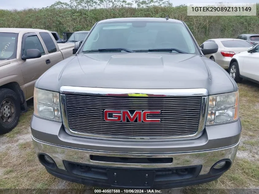 2009 GMC Sierra 1500 Sle VIN: 1GTEK29089Z131149 Lot: 40507588