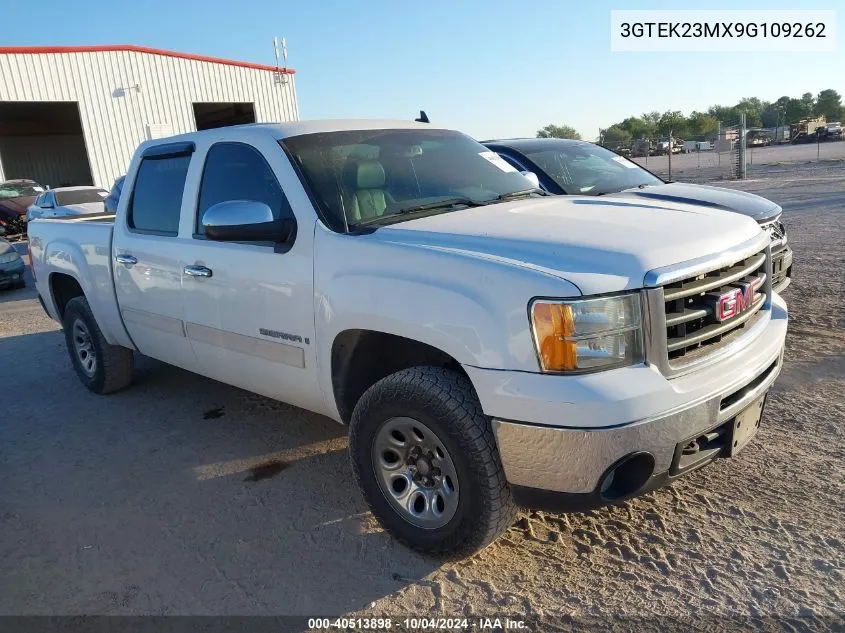 2009 GMC Sierra 1500 Sle VIN: 3GTEK23MX9G109262 Lot: 40513898