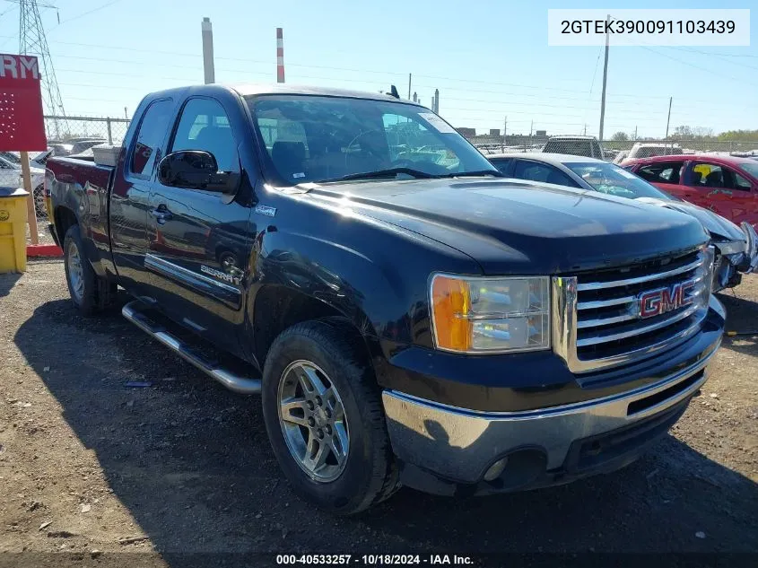 2009 GMC Sierra 1500 Slt VIN: 2GTEK390091103439 Lot: 40533257