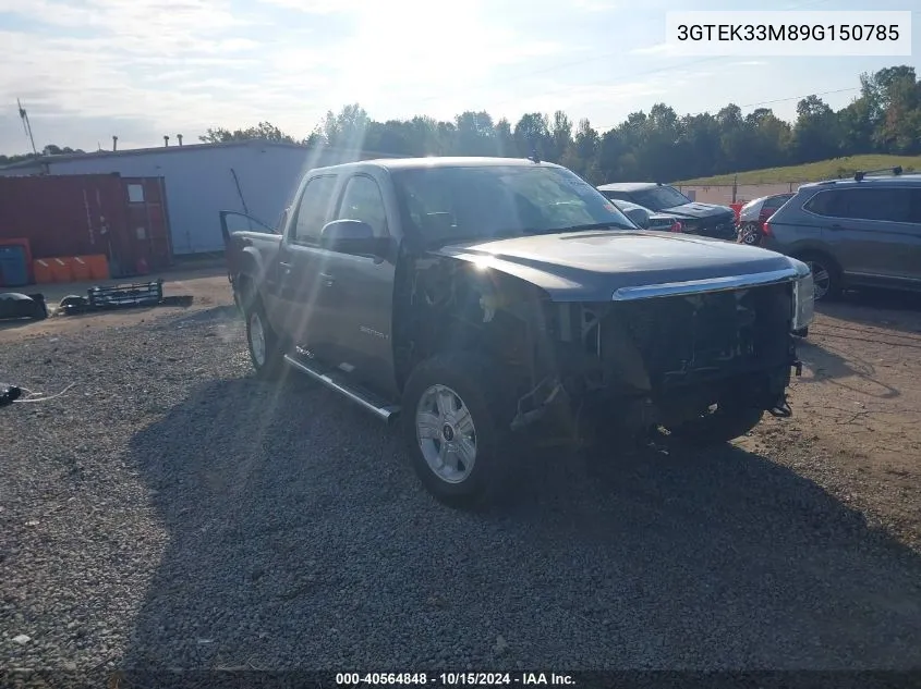 2009 GMC Sierra 1500 Slt VIN: 3GTEK33M89G150785 Lot: 40564848