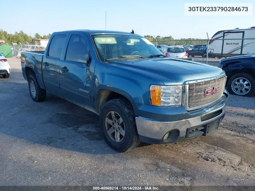 2009 GMC Sierra 1500 Sle VIN: 3GTEK23379G284673 Lot: 40569214