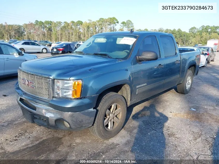 2009 GMC Sierra 1500 Sle VIN: 3GTEK23379G284673 Lot: 40569214