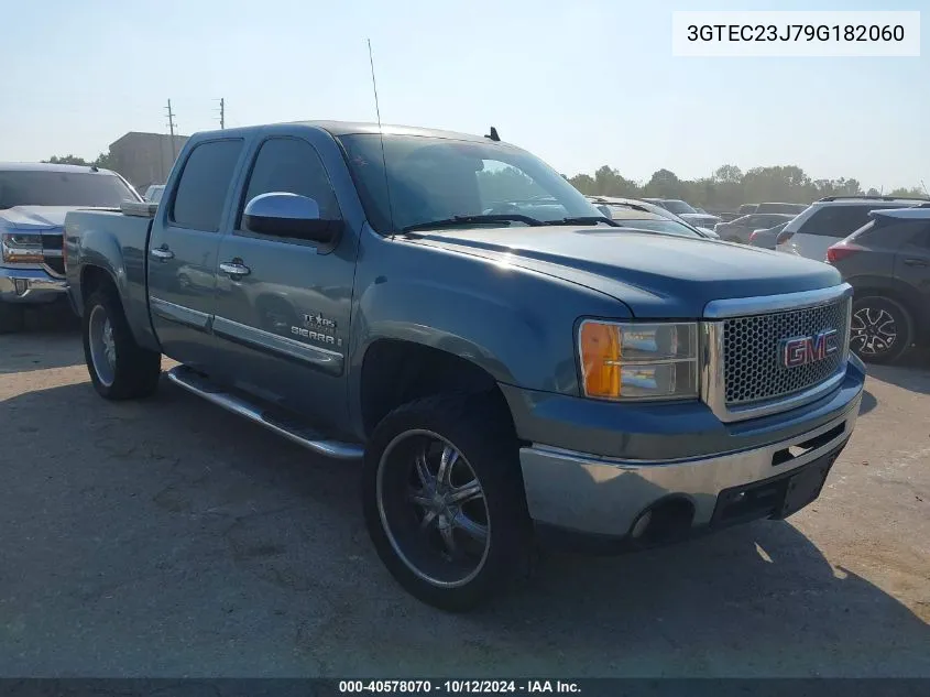 2009 GMC Sierra 1500 Sle VIN: 3GTEC23J79G182060 Lot: 40578070