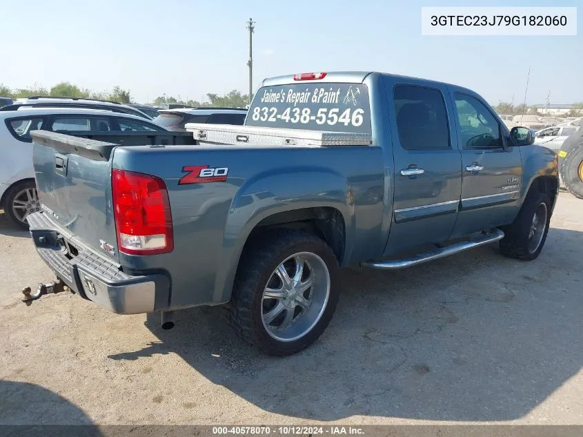 2009 GMC Sierra 1500 Sle VIN: 3GTEC23J79G182060 Lot: 40578070