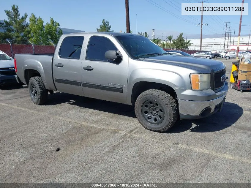 2009 GMC Sierra C1500 Sle VIN: 03GTEC23C89G11288 Lot: 40617968