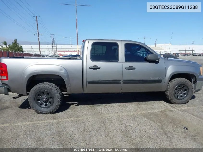 03GTEC23C89G11288 2009 GMC Sierra C1500 Sle