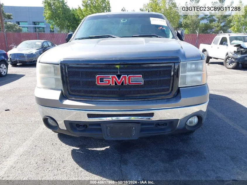 03GTEC23C89G11288 2009 GMC Sierra C1500 Sle