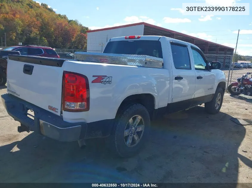 2009 GMC Sierra 1500 Sle VIN: 3GTEK23399G178225 Lot: 40632850