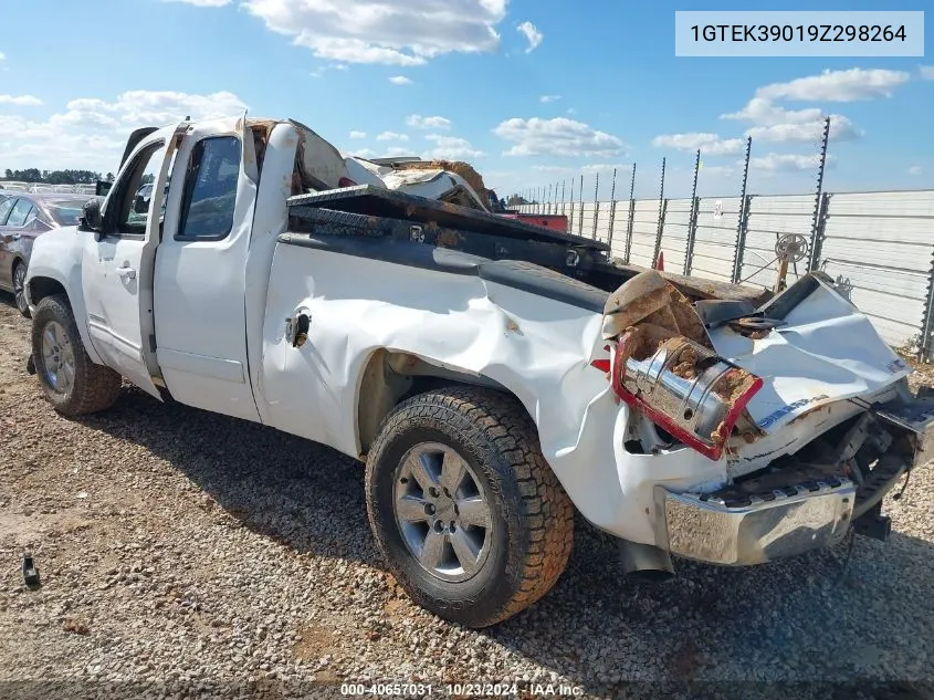 2009 GMC Sierra 1500 Slt VIN: 1GTEK39019Z298264 Lot: 40657031