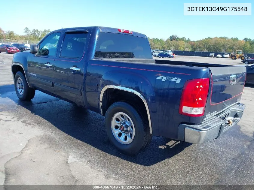 3GTEK13C49G175548 2009 GMC Sierra 1500 Sl