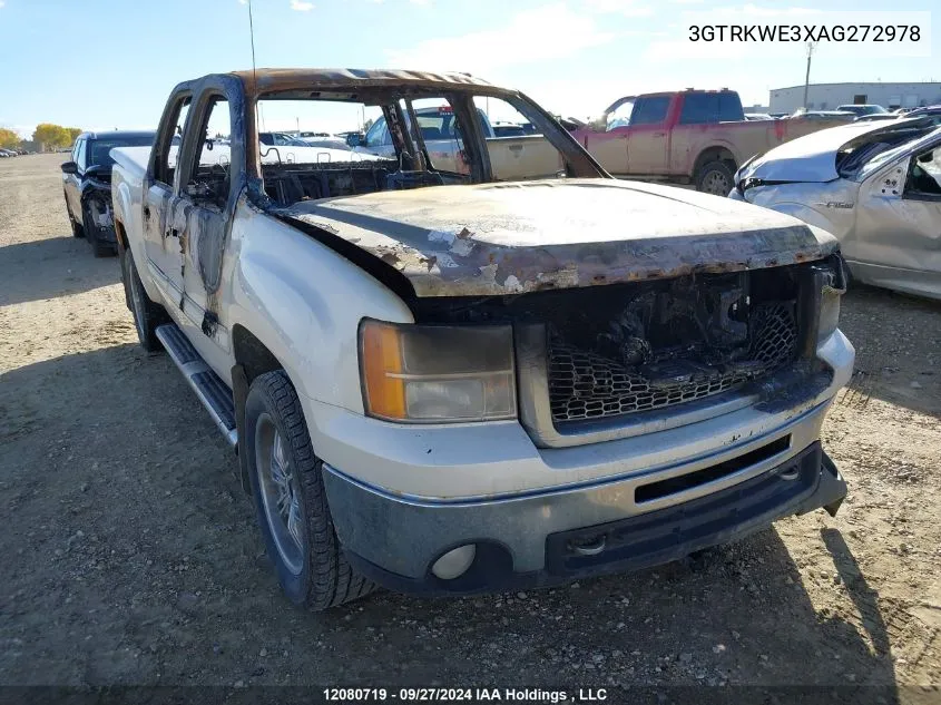 3GTRKWE3XAG272978 2010 GMC Sierra 1500