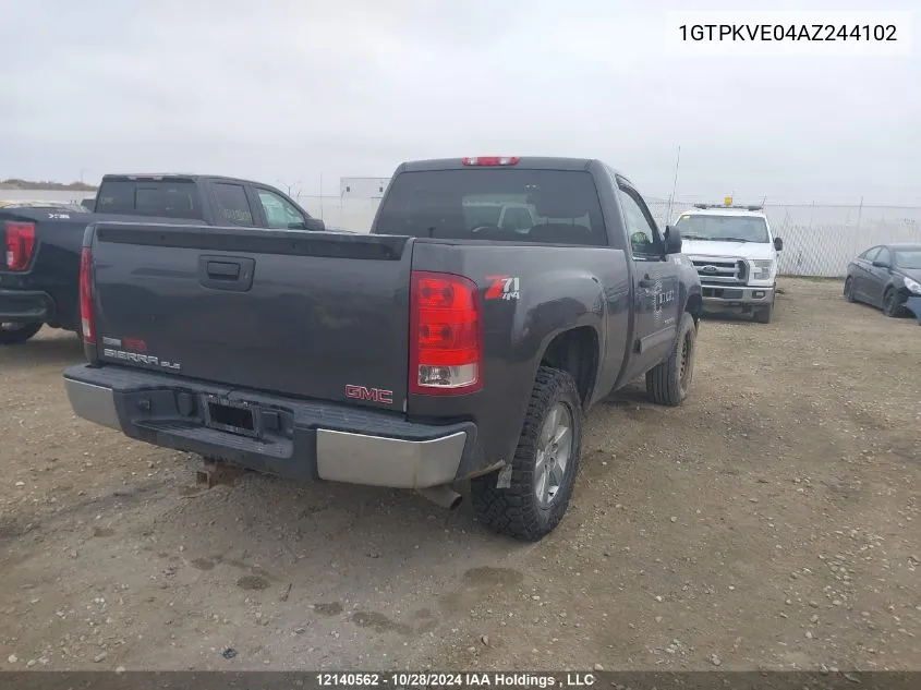 2010 GMC Sierra 1500 VIN: 1GTPKVE04AZ244102 Lot: 12140562