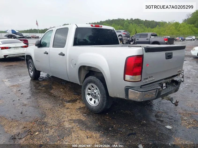 3GTRCUEA7AG205299 2010 GMC Sierra 1500 Sl