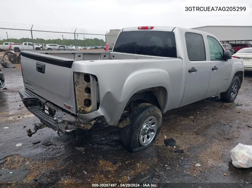 3GTRCUEA7AG205299 2010 GMC Sierra 1500 Sl