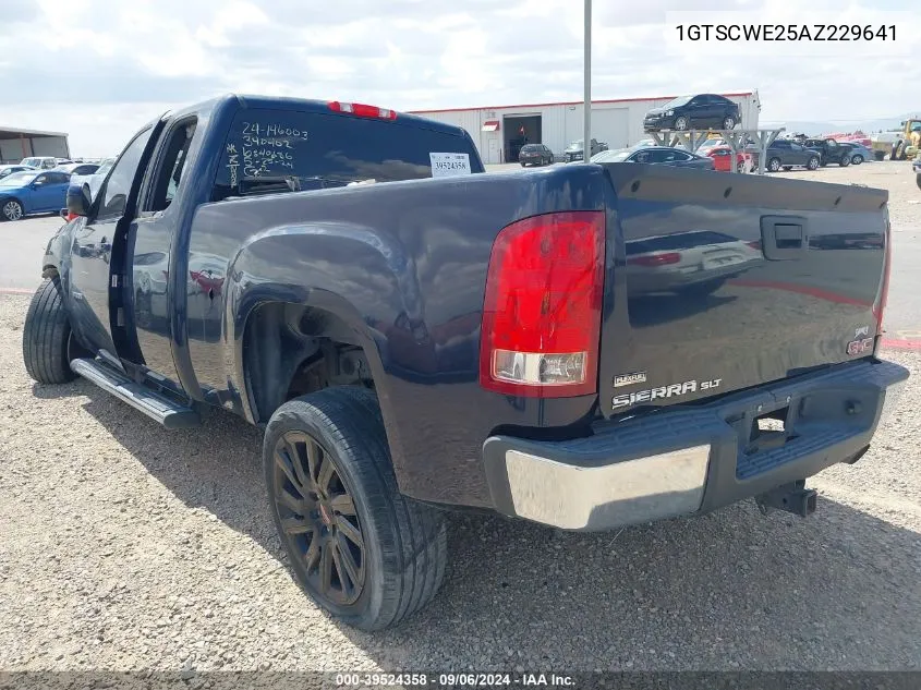 1GTSCWE25AZ229641 2010 GMC Sierra 1500 Slt