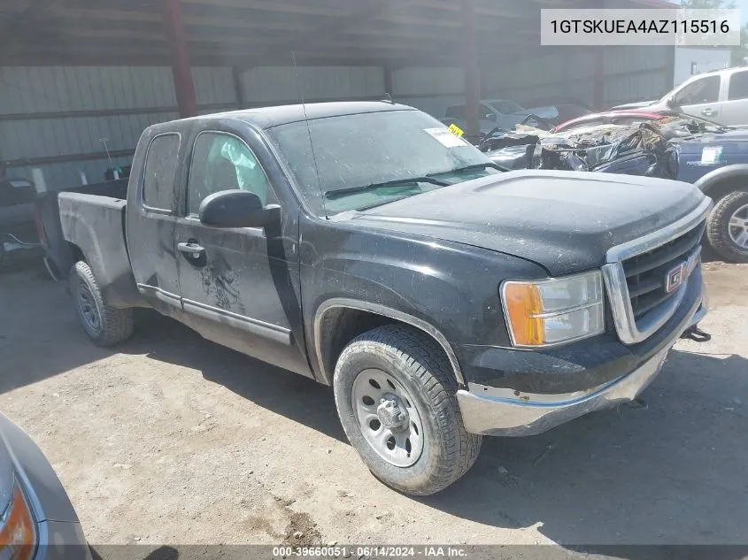 2010 GMC Sierra 1500 Sl VIN: 1GTSKUEA4AZ115516 Lot: 39660051