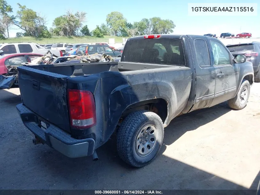 2010 GMC Sierra 1500 Sl VIN: 1GTSKUEA4AZ115516 Lot: 39660051