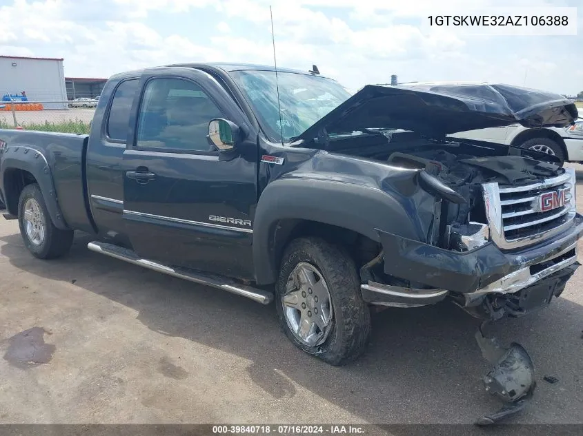 1GTSKWE32AZ106388 2010 GMC Sierra 1500 Slt