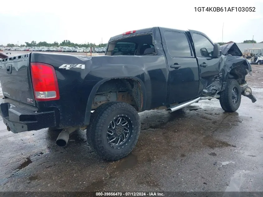 1GT4K0B61AF103052 2010 GMC Sierra 2500Hd Sle