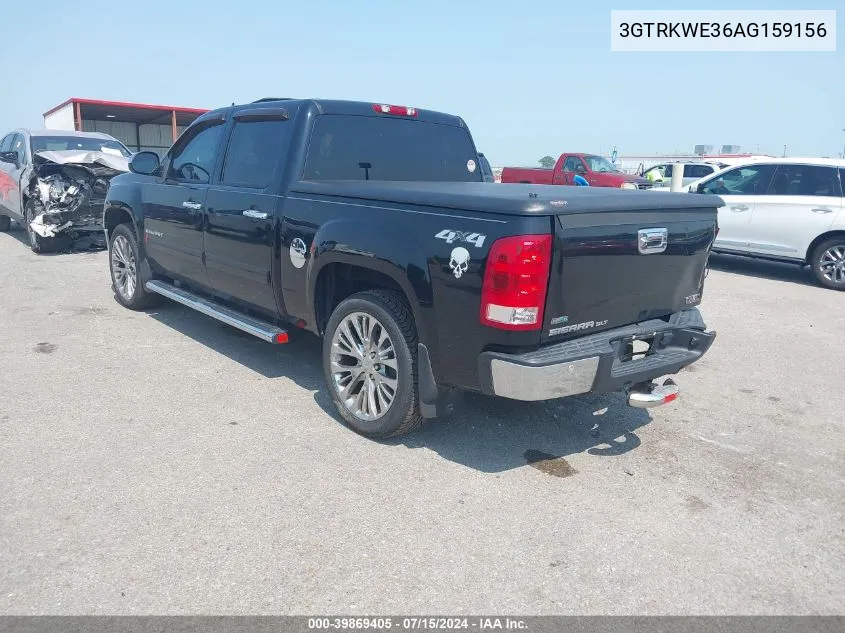 3GTRKWE36AG159156 2010 GMC Sierra 1500 Slt