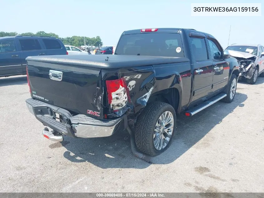 2010 GMC Sierra 1500 Slt VIN: 3GTRKWE36AG159156 Lot: 39869405