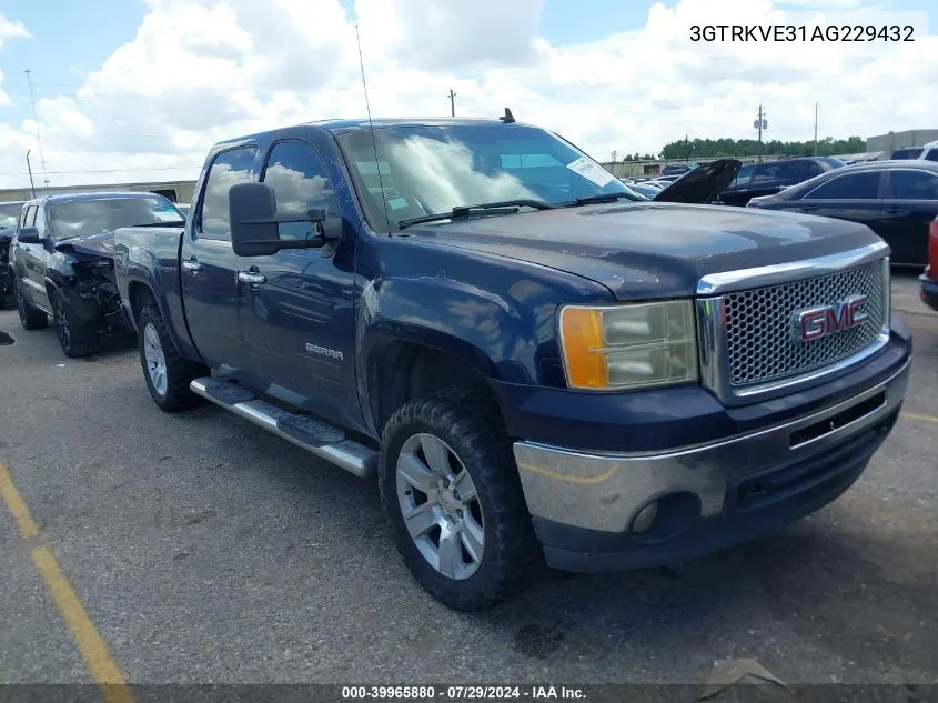 2010 GMC Sierra 1500 Sle VIN: 3GTRKVE31AG229432 Lot: 39965880