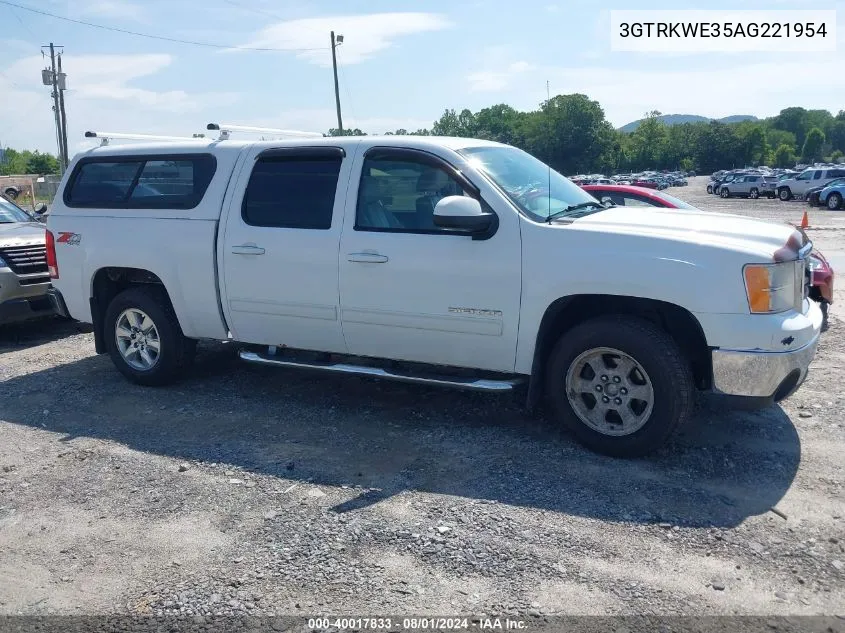 2010 GMC Sierra 1500 Slt VIN: 3GTRKWE35AG221954 Lot: 40017833