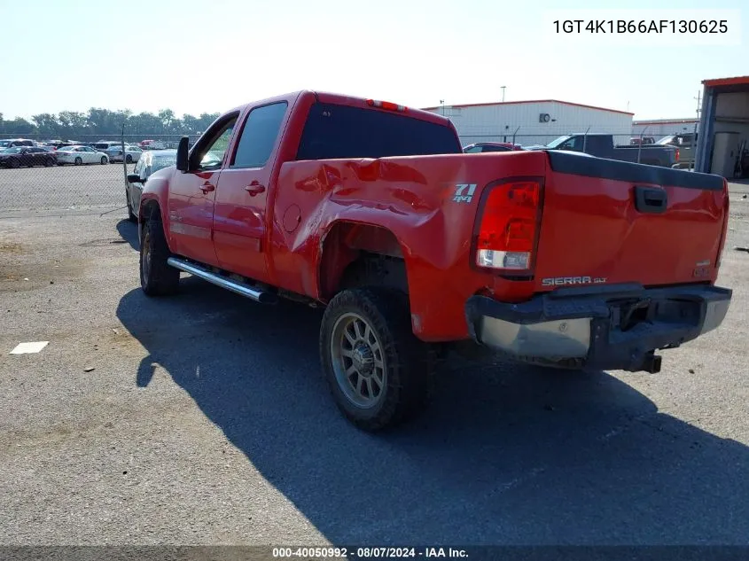 2010 GMC Sierra 2500Hd Slt VIN: 1GT4K1B66AF130625 Lot: 40050992