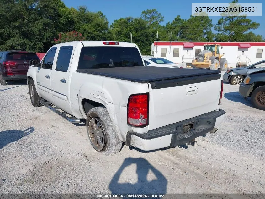 2010 GMC Sierra 1500 Denali VIN: 3GTRKXE23AG158561 Lot: 40100624