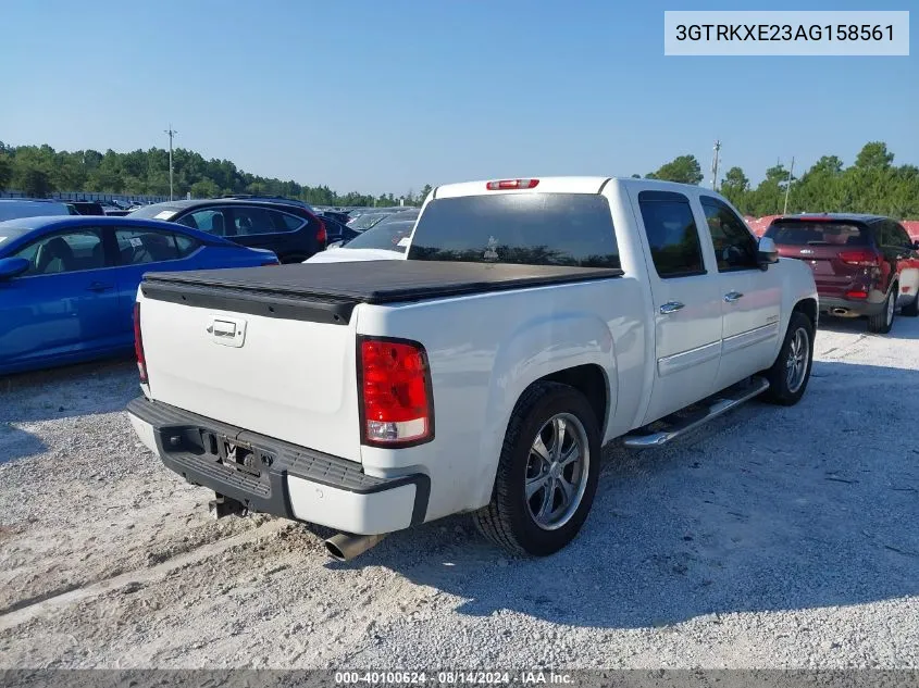 2010 GMC Sierra 1500 Denali VIN: 3GTRKXE23AG158561 Lot: 40100624