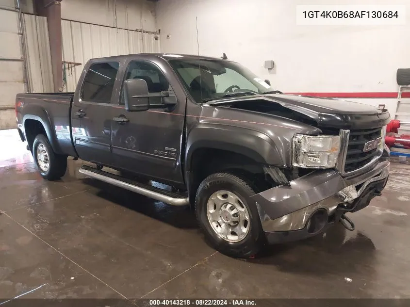 2010 GMC Sierra 2500Hd Sle VIN: 1GT4K0B68AF130684 Lot: 40143218