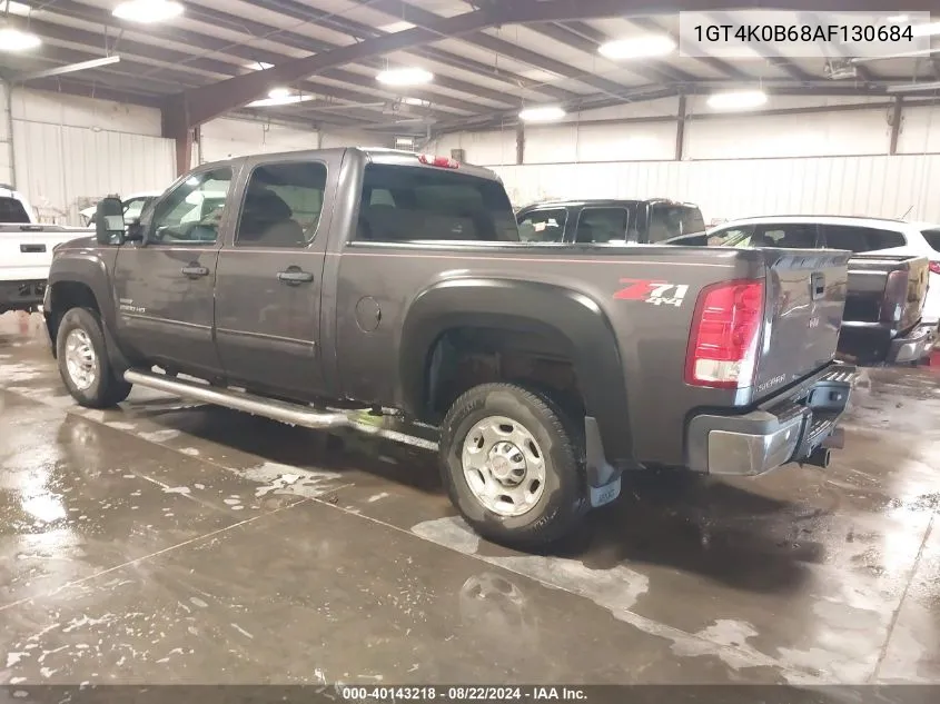 1GT4K0B68AF130684 2010 GMC Sierra 2500Hd Sle