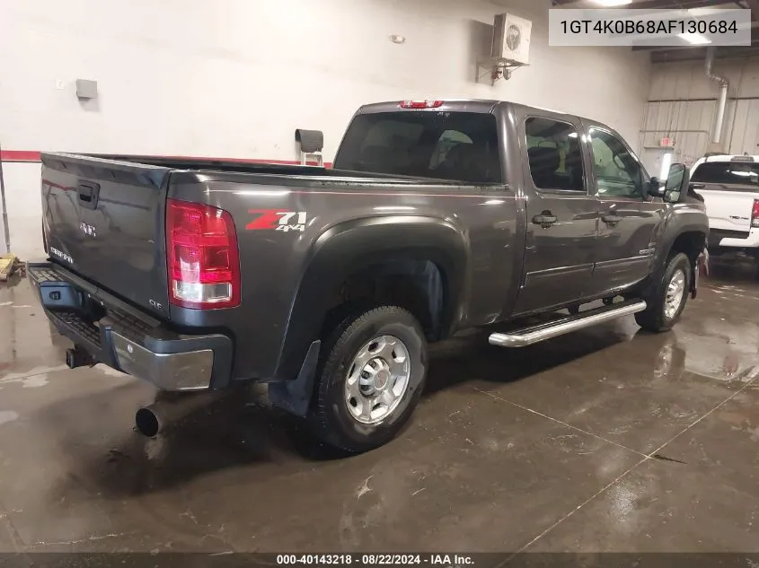 1GT4K0B68AF130684 2010 GMC Sierra 2500Hd Sle